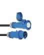 PSSO CEE Verlengkabel  32Amp 3x6mm 10mtr  blauw ( Camping en markt kabel)