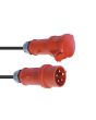 PSSO CEE Verlengkabel 16Amp  5x2,5mm  25mtr rood
