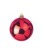EUROPALMS kerst Bal 10cm, rood verpakt per 4