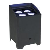 Showtec EventLITE 4/10 Q4 Battery Spots met draadloze DMX - zwart