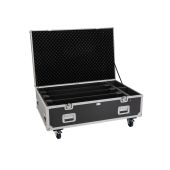 ROADINGER Flightcase PRO 4x LED BAR-8 SWING with wheels