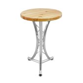 ALUTRUSS Bistrotafel, gebogen