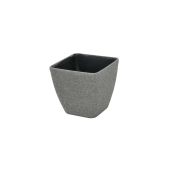 EUROPALMS Deco cachepot STONA-47, rechthoekig, grijs