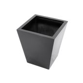 EUROPALMS LEICHTSIN BASIC-50 Plantenbak glanzend zwart