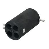 Showtec 4-way connector replacement kit 35,0(dia)mm - zwart