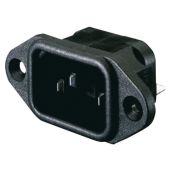 IEC Euro malechassisdeel 230v 6 amp