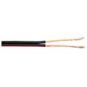DAP SPE 215 speakerkabel 2 polig rood zwart 2 x 1,5 mm per 100 meter
