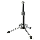 Showgear Mini Desk Mic. Stand Chrome, 12-16 cm