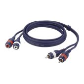 DAP FL27150  RCA verlengkabel van 2x cinch naar 2x cinch 1,5 mtr