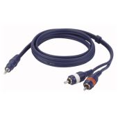 DAP  FL30150 stereo mini jack naar 2 x cinch / RCA plug 1,5 mtr