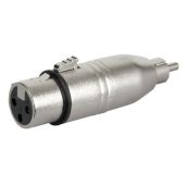 Verloop XLR Female naar RCA Male