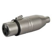 Verloop XLR Female naar RCA Female