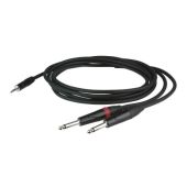 Dap FLX31 - stereo mini Jack > 2 mono Jack L/R 6m recessed jack body