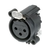 Neutrik 3 Pole Female XLR receptacle Horizontale PCB-montage