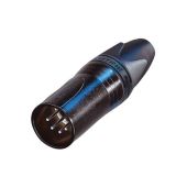 Neutrik XLR 5p Female connector Zilveren contactpunten, nikkelen behuizing