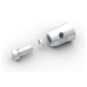 Milos Multicube Connector Male voor QTB - PQ30 met sluitring en M12x25 bout