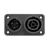 Seetronic Power Pro True Inlet/Outlet Combinatiechassis 20 A netstekker met vergrendeling