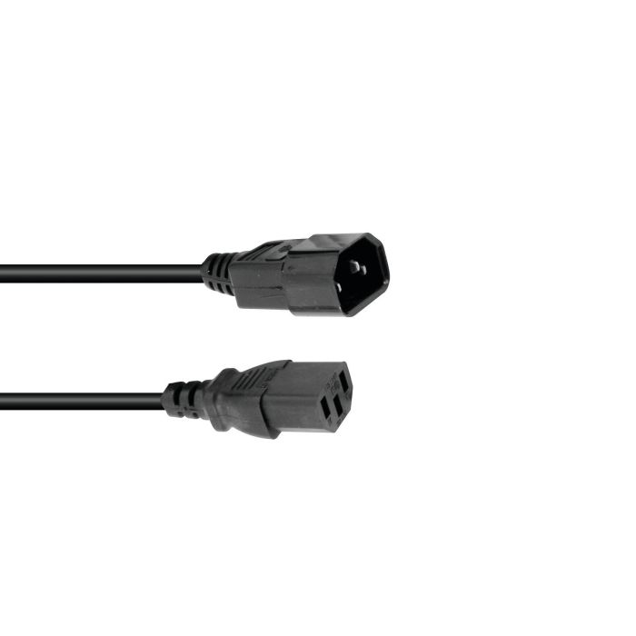 OMNITRONIC IEC-verlengkabel 3x1,0mm 10 mtr lengte zwart