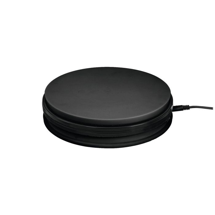 EUROPALMS Rotary Plate 45cm tot 50kg Zwart