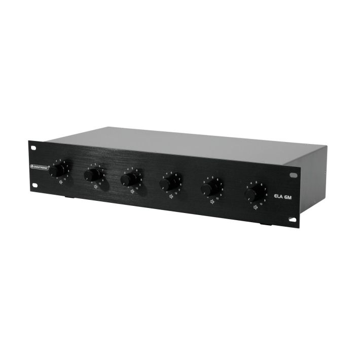 OMNITRONIC PA 6-zone mono vol control 20W Zwart