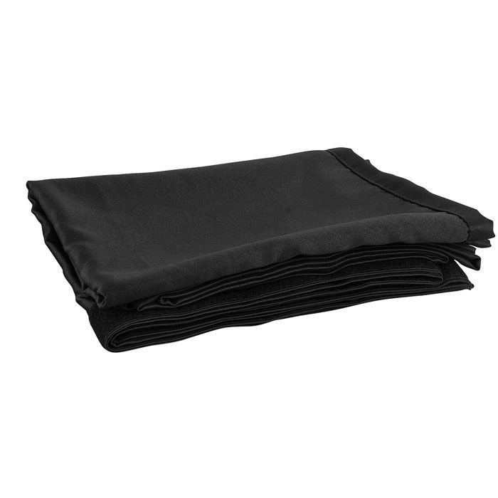 Wentex P&D Curtain Molton 300 g/m² Black - 400 (W) x 400 (H) cm - unpleated