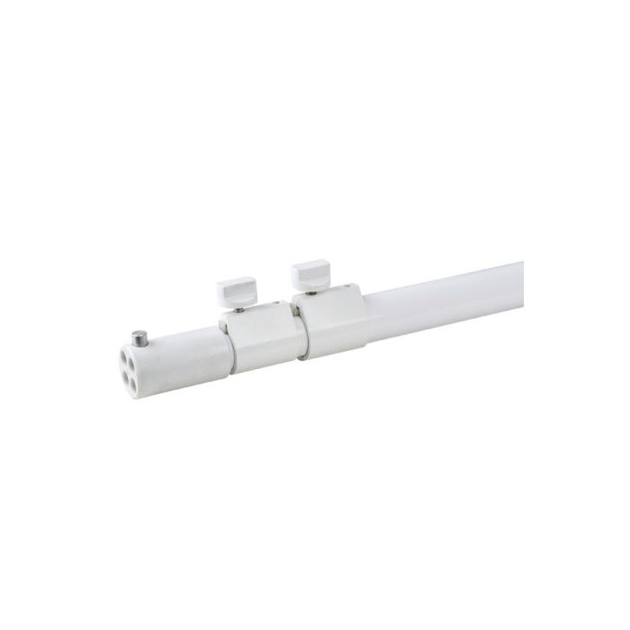 Showtec Telescopic upright - 3-way 180(h)-->400(h) cm, wit (poedercoating) 