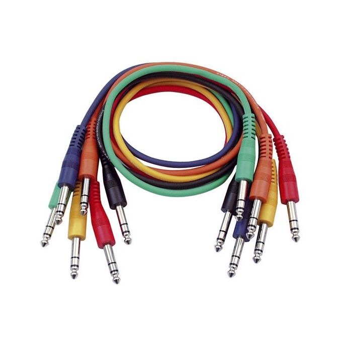 DAP FL1260 6 gekleurde gebalanceerde Patch Kabels 60cm