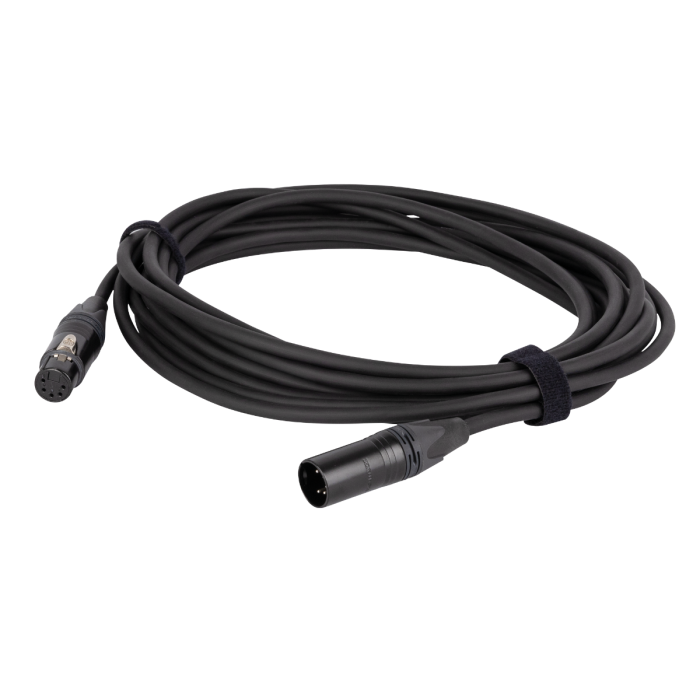 DAP FLN85 Quad DMX & AES/EBU Cable Neutrik NC5-BAG Series 0.75 mtr
